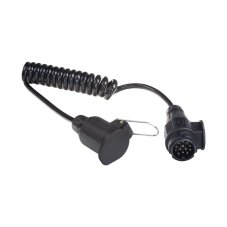Prodlužovací kabel 2 m spirálový, 1x zástrčka, 1x zásuvka 13pin 12V