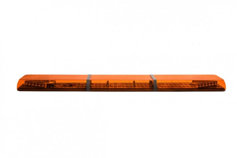 LED lightbar Optima 90C 160cm, Orange, ECE R65 - Color: Orange, White center: No, Lens: Colored, LED modules: 4ml