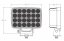 LED rectangular light, 24x3W, 154x145x56mm, ECE R10