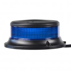 LED maják modrý 12/24V, Pevná montáž, LED 18X 1W, R65