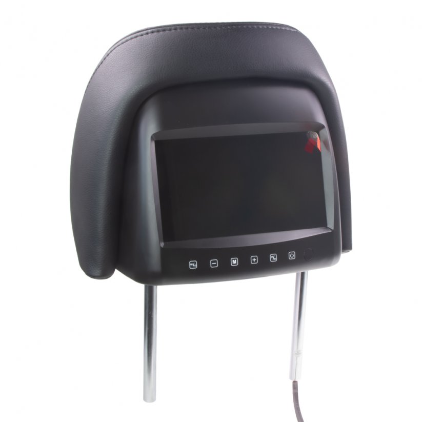 Set of 7" monitors in black backrest