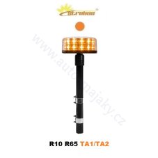 LED beacon orange 12/24V, fixed mounting, 24x LED 3W, R65