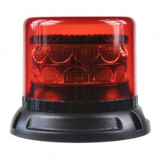 LED maják červený 12/24V, pevná montáž, 24x LED 3W, R10