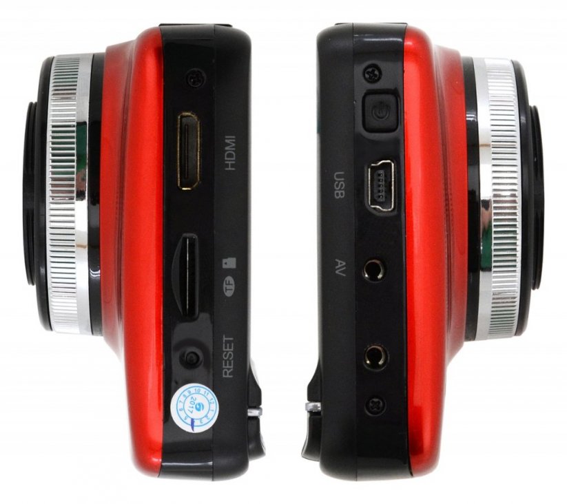 Car Camera Full HD 2.4" red GPS