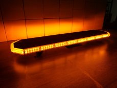 LED lightbar 760mm, orange+white, 12-30V, ECE R65