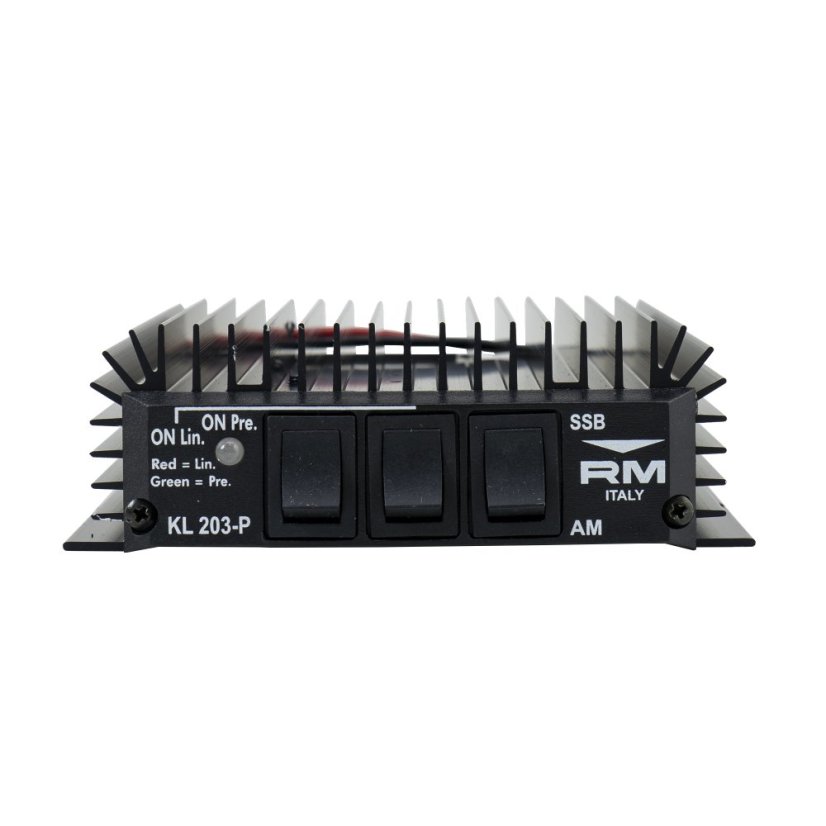 Lineární RF zesilovač PNI/RM Italy KL203P pro pásmo 10 m, 100 W, RX předzesilovač