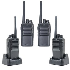 Sada 4 radiostanic PNI PMR R15 0,5W, 16 kanálů, CTCSS/DCS, ASQ, baterie 1200 mAh