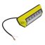 Warning light orange 6x2W + work light, 12-24V, yellow, ECE R65