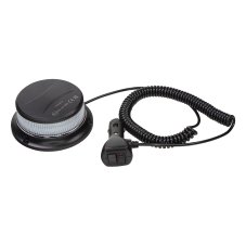 LED maják, 12-24 V, 18x1 W biely, magnet, ECE R10