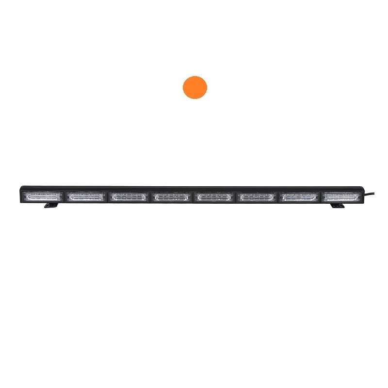 LED světelná alej 48X 3W LED, oranžová, 970mm
