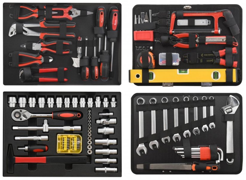 Tool case 139 parts, ALU PROFI