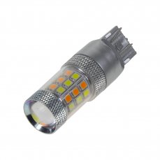 LED T20 (7443) dvojfarebná, 12V, 42LED/2835SMD