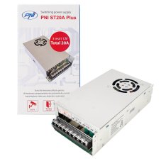 Spínaný napájací zdroj, vstup 230 V, výstup 2 x 12 V 20 A