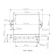 Linear voltage converter 24/12, 5A