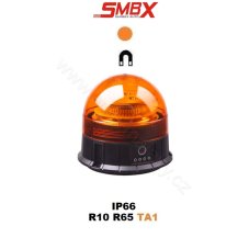 AKU LED maják, 39xLED oranžová, magnet, ECE R65