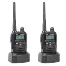 Sada 2 přenosných radiostanic, digitální a analogové, 446 MHz