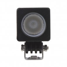 Square LED light (also for motorcycle), 1x 10W, 50x50x60mm, ECE R10