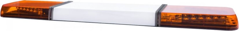 LED majáková rampa Optima 60 110cm, Oranžová, bílý střed, EHK R65 - Barva: Oranžová, Bílý střed: Ano, Kryt: Barevný, LED moduly: 4ml