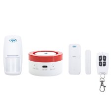 PNI Safe House PG600LR wireless alarm system, intelligent home security system, wireless connection, burglar alarm, wireless alarm, intelligent alert via TUYA iOS / Android application, compatible wit