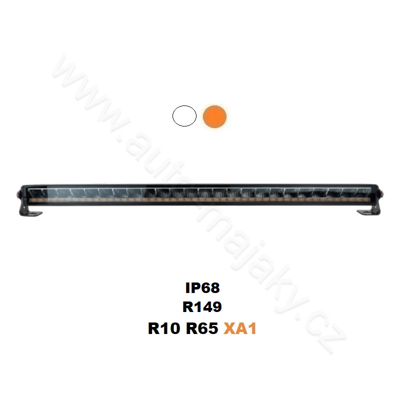 LED rampa bílá/oranžová, 10-30V, 845mm, ECE R65