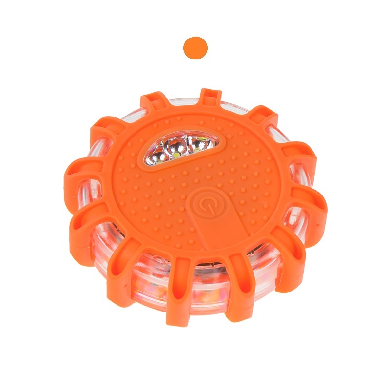 Signální světlo na baterie, oranžové LED