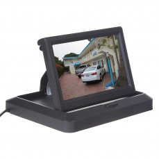 5" black flip-up monitor for dashboard
