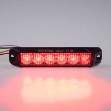 PROFI výstražné LED světlo vnější, červené, 12-24V, ECE R65