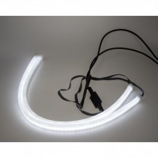 LED pásik, dynamický indikátor oranžový / pozičné svetlá biele, 45 cm