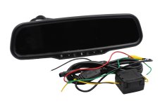 4,3" LCD monitor s UHD DVR kamerou v zrkadle pre OEM montáž