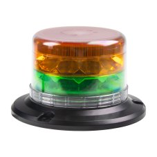 LED beacon, 12-24V, 24xLED green/orange, magnet