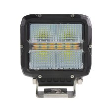 LED světlo obdélníkové bílé/oranžové, 60W, 105x117mm, ECE R65