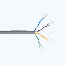Kábel UTP CAT5e 0,40 mm CCA, pre internetové a bezpečnostné systémy, 305 m rolka