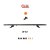 Slim LED svetelná rampa oranžová 122cm, 12/24V, R65