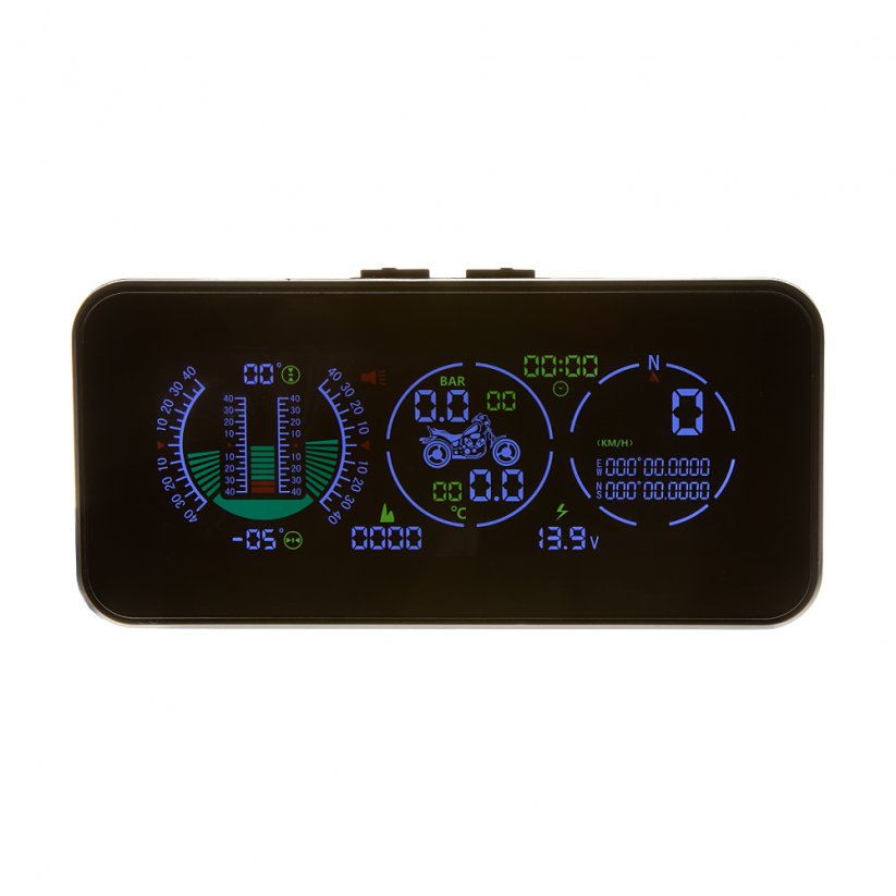 On-board DISPLAY 4,2" LCD, GPS speedometer, TPMS (tyre pressure monitoring) for motorcycle