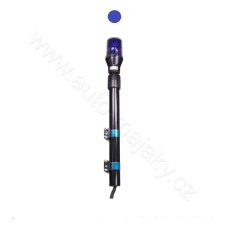 LED beacon, 12V, 30LED blue with telescopic pole for motorcycle