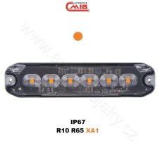 PROFI SLIM výstražné LED světlo vnější, oranžové, 12-24V, ECE R65