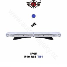 LED rampa 834mm, modrá, 12-24V, ECE R65