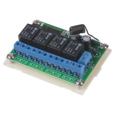Remote controlled switch 12V / 4 x 10A