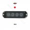 PREDATOR 4x3W LED, 12-24V, red, R10