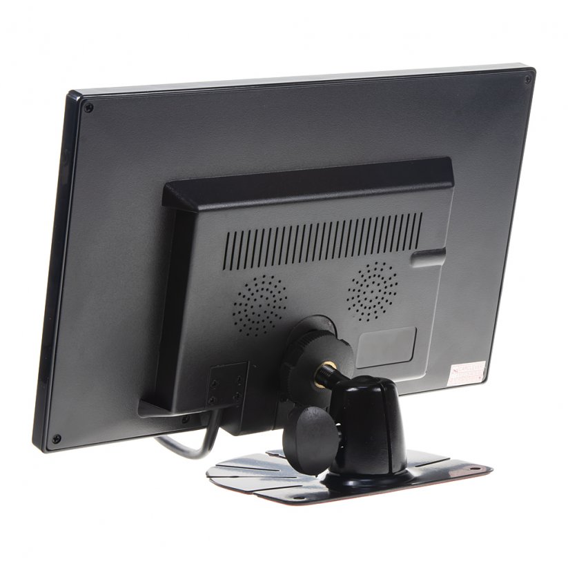 9" black LCD monitor for dashboard