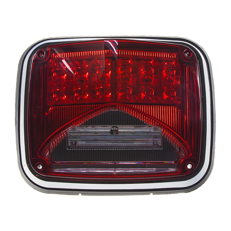 LED professional warning light red 12 / 24V, R65