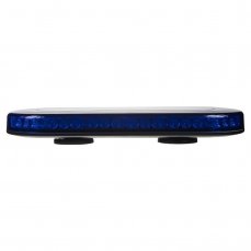 LED slim lightbar mini blue 12/24V, Magnetic, 42x LED 3W, R10