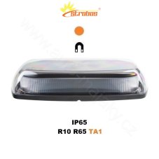 LED rampa oranžová, magnet, 12-24V, 269mm, ECE R65 R10