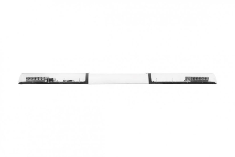 LED majáková rampa Optima 90 160cm, Oranžová, bílý střed, EHK R65 - Barva: Oranžová, Bílý střed: Ano, Kryt: Barevný, LED moduly: 4ml