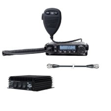 Sada CB rádiové stanice PNI Escort HP 6500 PRO + zesilovač RX-TX KL203P a kabel PNI R50
