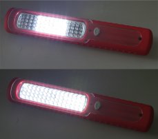 AKU LED baterka 60LED pracovná a rekreačná lampa s dynamom a magnetom