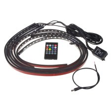 LED podsvětlení vnitřní/vnější RGB 12V, IR , 4 pásky