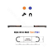 LED svetelná rampa Montana.DC 90cm, Modro-oranžová, EHK R65
