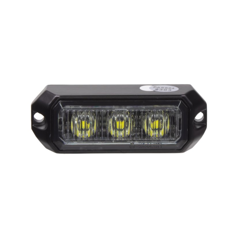x PREDATOR povrchové výstražné LED světlo, 3x 3 W, 12-24 V, bílé, ECE R10