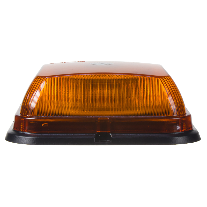 LED maják oranžový, 12/24V, pevná montáž, 64XLED, R65